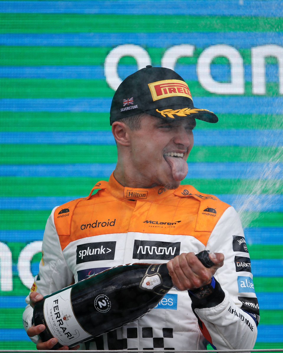 LN4's tweet photo. Lando Norris podium content is the best kind of content 🔥 https://t.co/R15ruK7oxs