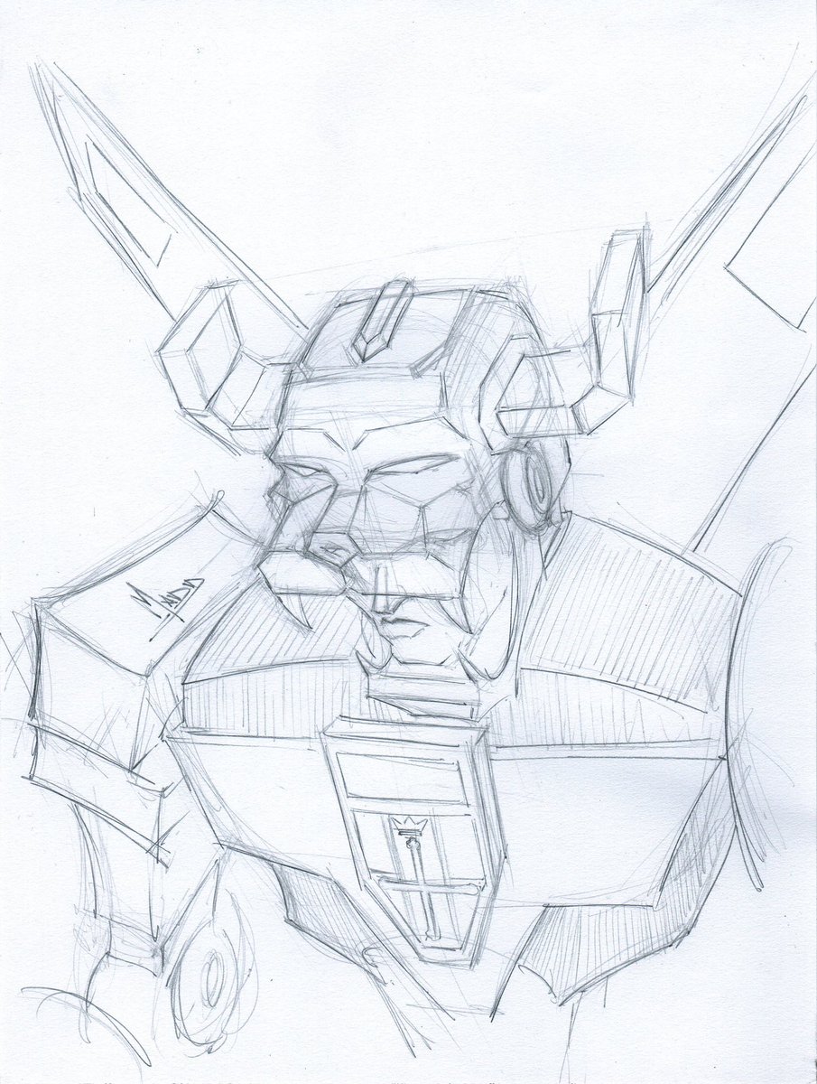 First attempt at #voltron. I'm not sure why I never tried.  #doodle #rough #breakdown #tryingnewthings #robot #mech #animation #cartoon #gonemadd