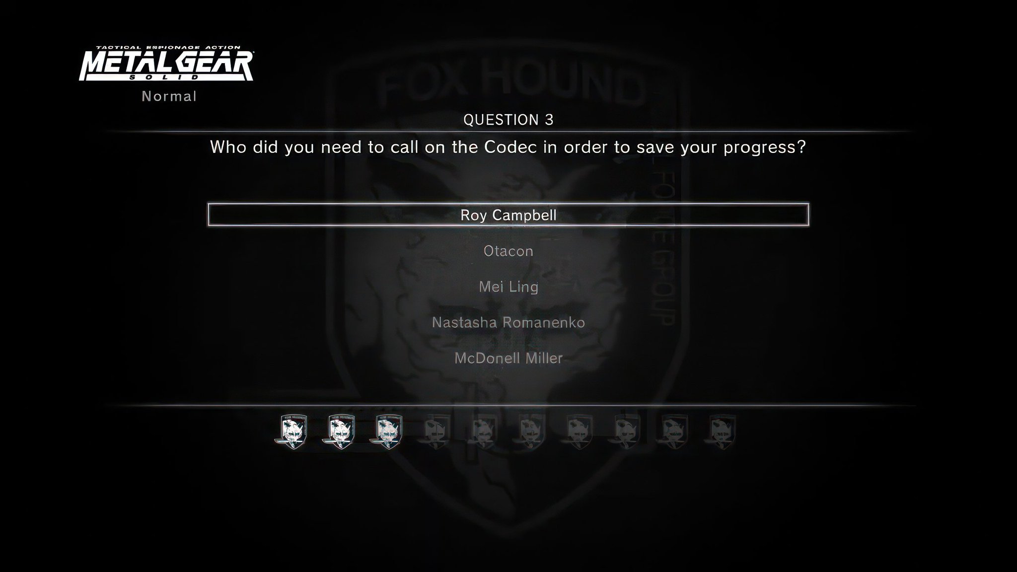 Metal Gear Solid MGN on Twitter "Quiz time! Question 3. You just enjoy