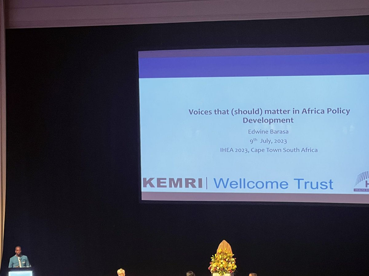 HERU|KEMRI-WT (@heru_kemri_wt) on Twitter photo <a href="/EdwineBarasa/">Edwine Barasa</a> taking participants through Voices that (should) matter in Africa Policy Development during the #Plenary at the #IHEA2023Congress <a href="/EdwineBarasa/">Edwine Barasa</a> taking participants through Voices that (should) matter in Africa Policy Development during the #Plenary at the #IHEA2023Congress