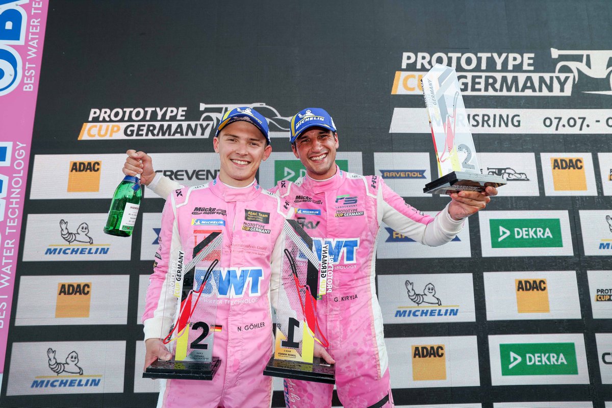MMosport's tweet photo. YEAAAAHHHH it's once again P2 in @prototypecup  for us - Nico &amp; Gustavo finished #race II at #Norisring on P2 👏 🥳

Epic drive by #NicoGöhler and #GustavoKyrila &amp; also a perfect pitstop &amp; work by our team 💪

Thank you all for your awesome support !!!

#LMP3 #BWT #Racing #Podium https://t.co/qZYDj70AaL