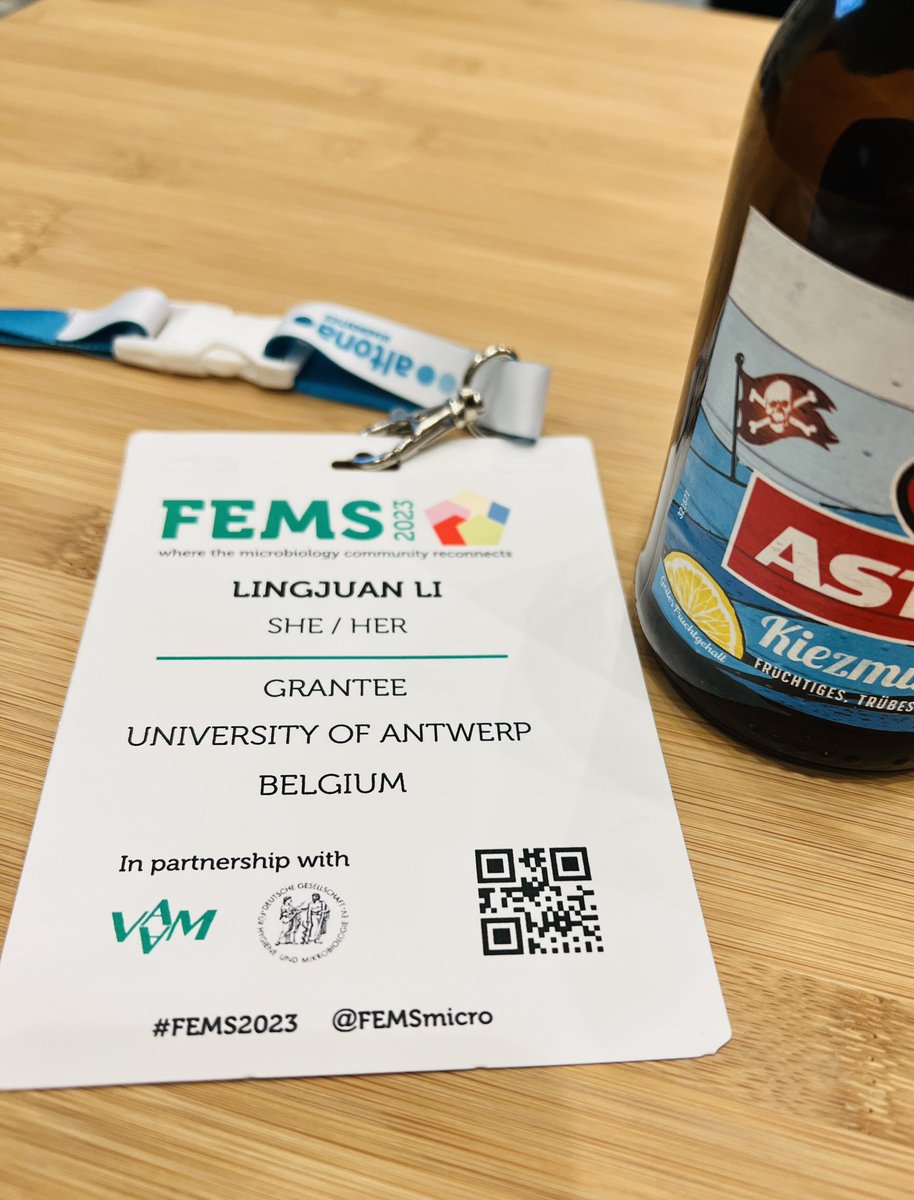 Happy to attend #FEMS2023 <a href="/FEMSmicro/">FEMS</a> , my last conference as a PhD student! I will be giving a short talk about soil microbial legacy on Wednesday afternoon 15:30 in OTS15 #Mikrobiokosmos session!