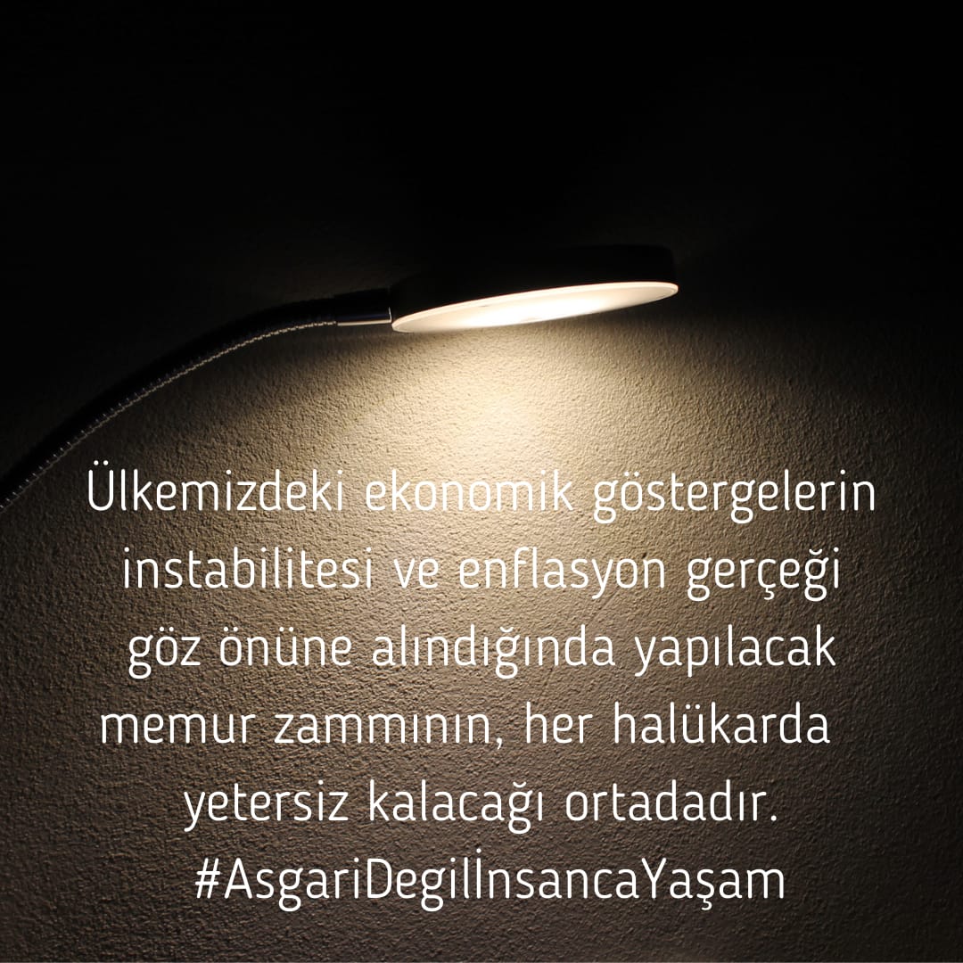 #SadakaDeğilZamİstiyoruz
#AsgariDeğilİnsancaYaşam