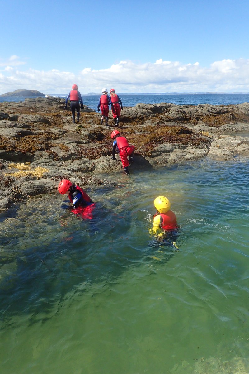 Fab week of holiday activities. Lovely to see some familiar faces and many new ones. We've had groups out doing coasteering, paddlesports, trail cycling, tree climbing, rock climbing and bushcraft. Still a few last minute places available venturingout.org.uk/school-holidays
<a href="/ELOutdoorEd/">ELothianOutdoorLearn</a>
