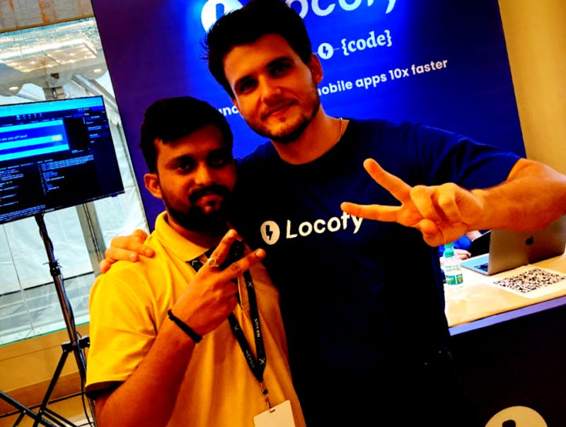 rohjjjjjyyyg's tweet image. ✨ Amazing interaction with Christoph Dominik Zimmermann at #ReactNexus2023 from Locofy.ai ! They shared how accelerates frontend development with AI. Turn designs into code seamlessly. 🚀💻 #Locofy #FrontendDev #AI #development #frontend