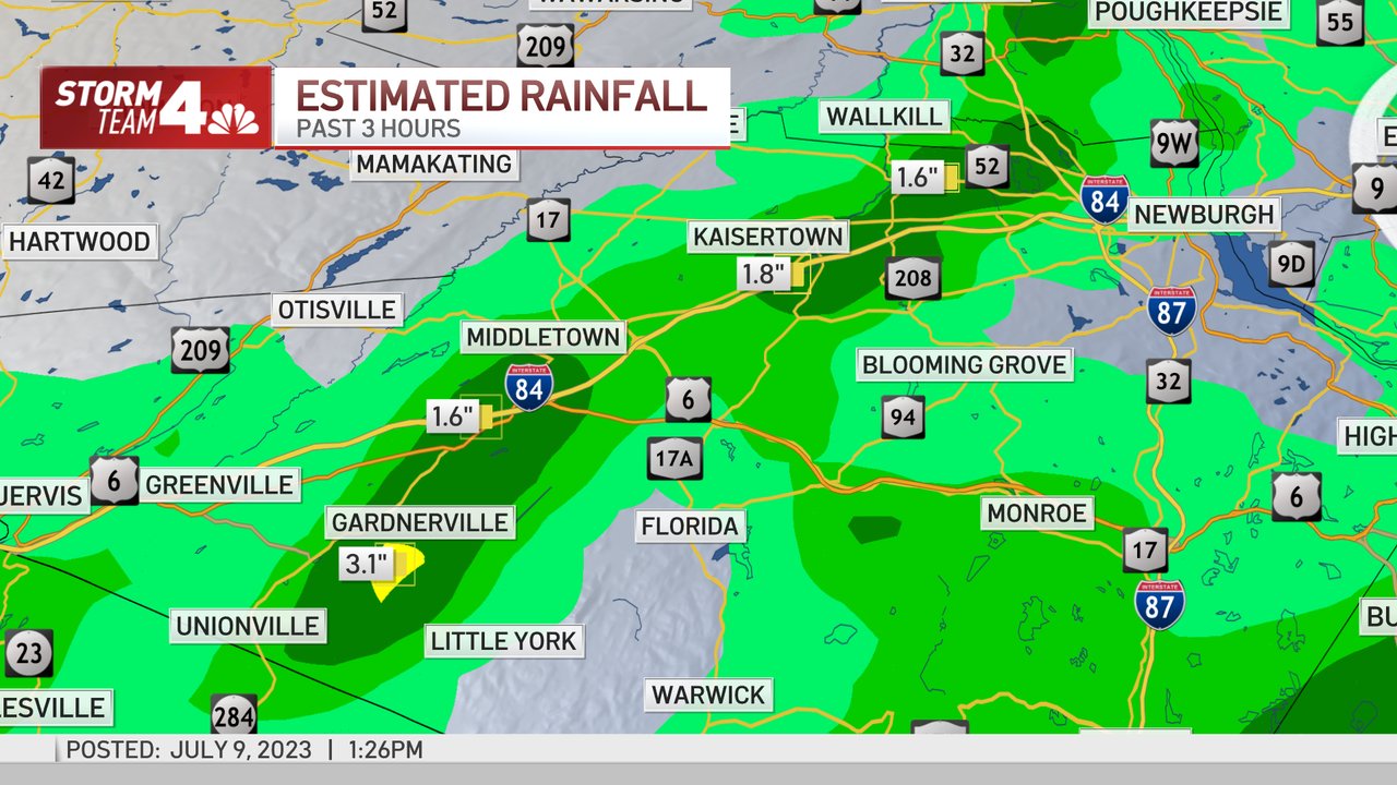 Storm Team 4 NY on Twitter "Western and northern Orange County