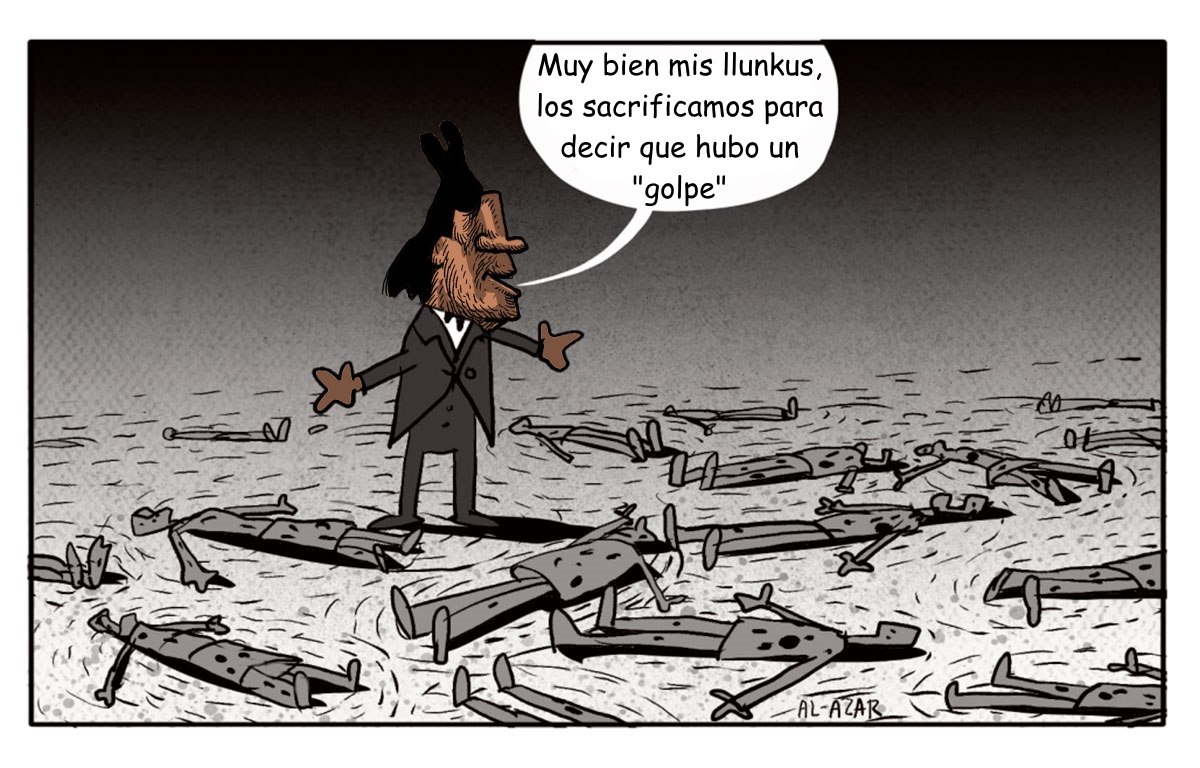 ElTopDe's tweet photo. @GaboVillalbaP @MintPressNews Por mucho que te esfuerces por fingir e inducir a la amnesia colectiva, todo boliviano decente y con dos dedos de frente sabe que NO FUE GOLPE, FUE FRAUDE
#Llunku https://t.co/U0IQnVNdvm