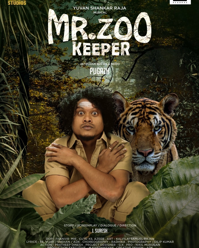 Introducing Vijay Tv @VijaytvpugazhO in a lead role in #MrZooKeeper 🎥

A @thisisysr Musical 🎻
Written and Directed by #JSuresh