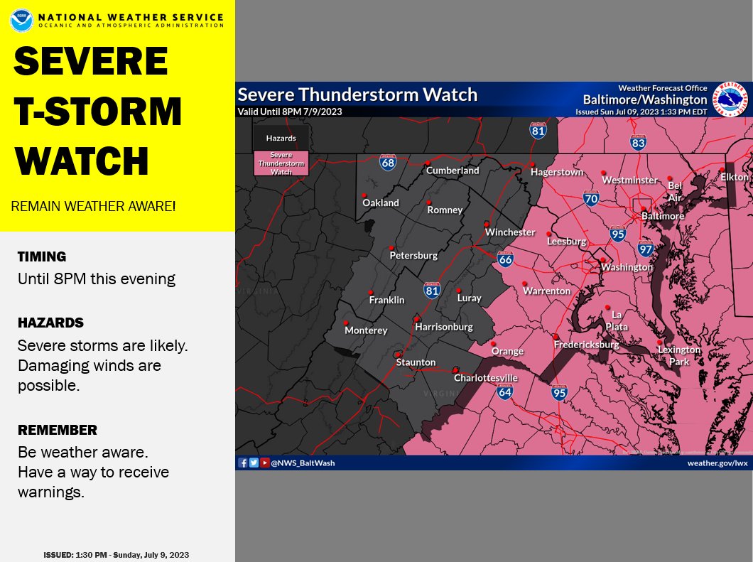 NWS Baltimore-Washington tweet media