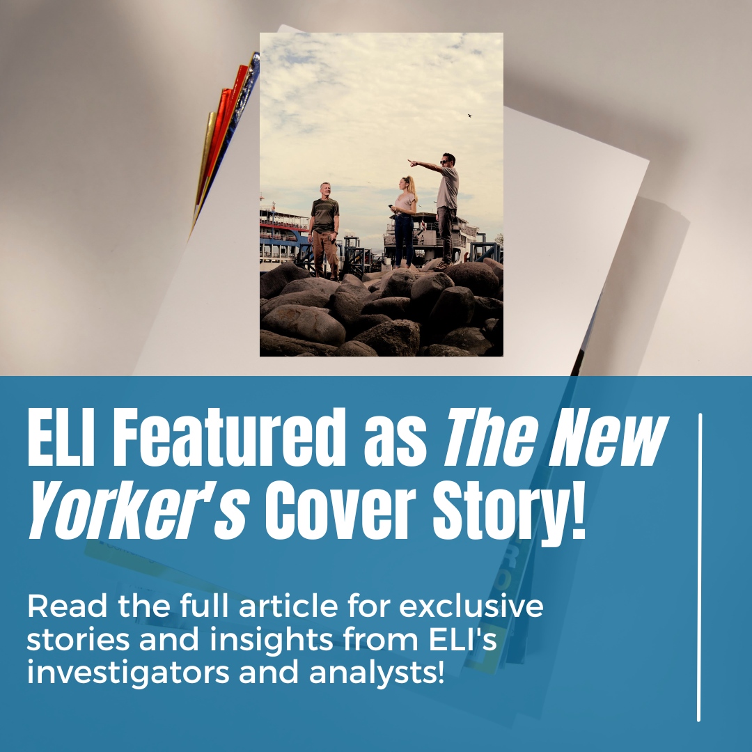 EarthLeagueInt's tweet photo. After nearly a year of collaborating with a reporter embedded in our team, The New Yorker magazine has published a feature article on ELI and our impactful work in the field! We invite you to read the article for exclusive stories and real #conservations with our team. #wildlife https://t.co/9LOlA9Y4Og