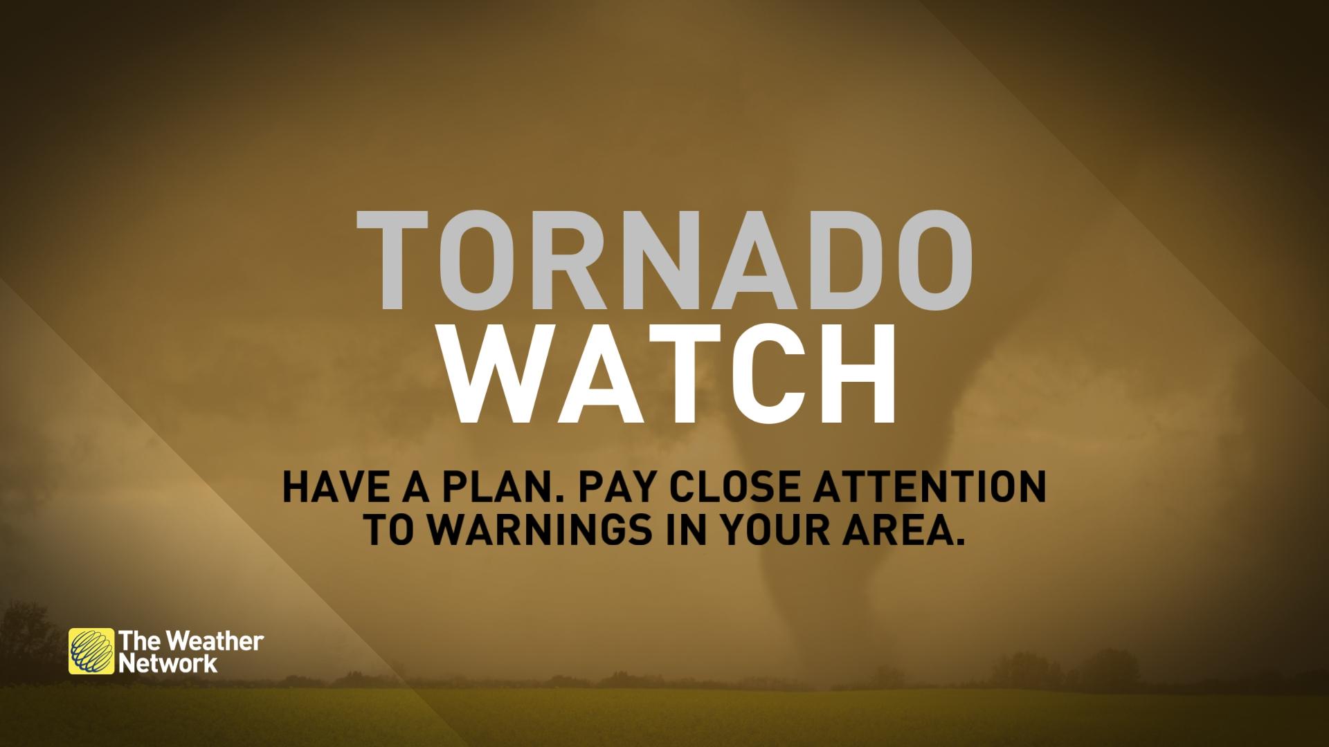 Nathan Howes TWN on Twitter "A tornado WATCH is in effect for Upsala