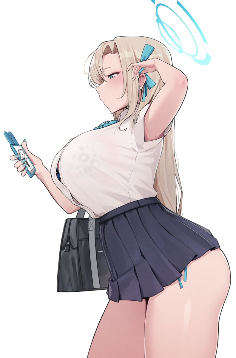 [蔚藍] 裙子很短的アスナ