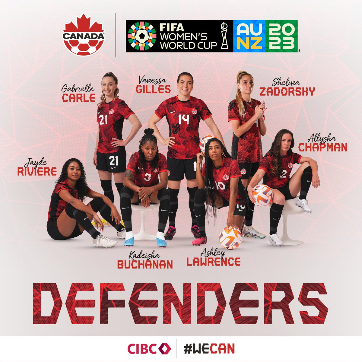 AsifBurhan's tweet photo. The @CANWNT squad and squad numbers for the @FIFAWWC are confirmed https://t.co/CKTENfi3eS