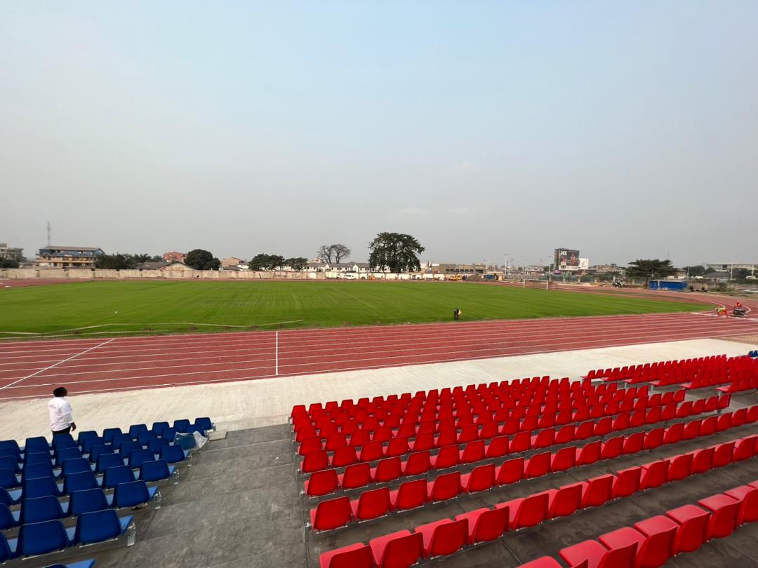 freddykadiata94's tweet photo. IXes jeux de la francophonie, le Terrain annexe du stade des martyrs avec une pelouse naturelle et une nouvelle piste d'athlétisme. 

@kinshasa2023 https://t.co/AWpcZ97eDO