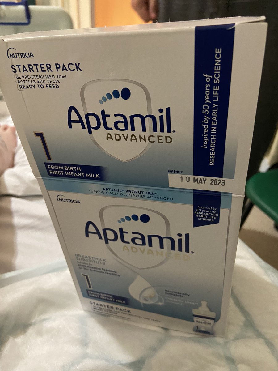jen_griffs's tweet photo. @AsdaServiceTeam @asda 
my partner just bought these bottles from your Long Eaton store and we’ve just noticed they are 2 months out of date. Please can you ensure that all of these out of date products are removed from the shelves immediately. Potentially dangerous for newborns https://t.co/iSZseZ0o30