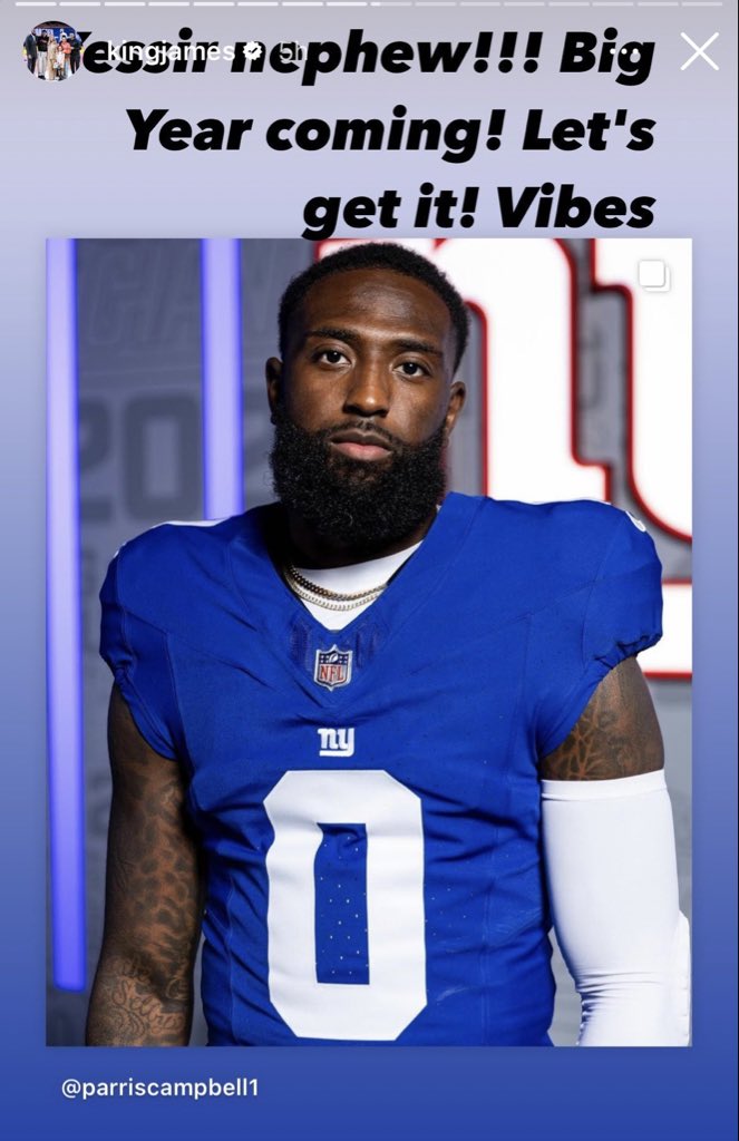 MLFootball on Twitter "LeBron says a big year is coming for New York 