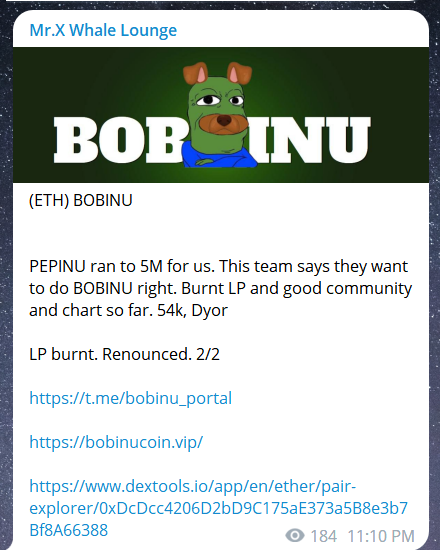 thestark_x1000's tweet photo. $BOBINU #BOBINU (ETH) BOBINU LP burnt. Renounced. 2/2

https://t.co/hDD08207vA

https://t.co/Zwf1gCa7Ll

https://t.co/IAKDiuFrql

called at https://t.co/ZTrfFL2vZE https://t.co/KPMYaWGXAV