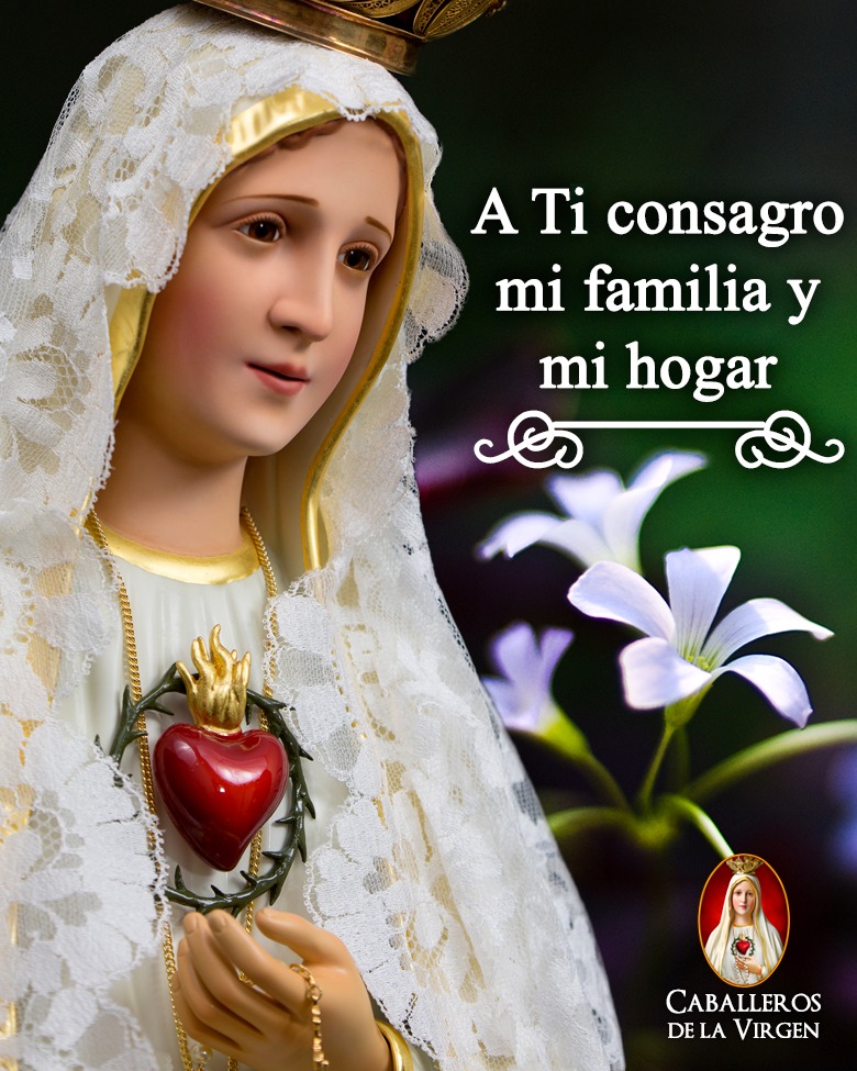 Cab_Virgen's tweet photo. ¡A tu Inmaculado Corazón consagro mi familia! Corazón Inmaculado de María, haz que te ame cada vez más. https://t.co/7D3XqpOVMb