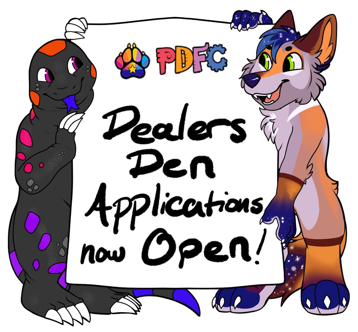 PaintedDesertFC's tweet photo. Hello, all you merchant furries out there! Painted Desert Fur Con is NOW accepting Dealers Den Applications. Inquire within so that you can present your wares at the con in January! #pdfc #arizonafurry #furryconvention #azfurs
https://t.co/Cf4aXwn2zz https://t.co/R07CycNjyq