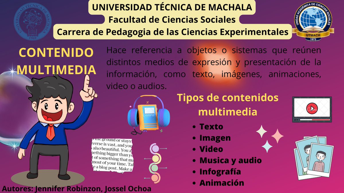JenniferRo25838's tweet photo. #PedagogiadelasCienciasExperimentales #Productos #Multimedia #tic #Ntic #docenteTic #LMS #educacion @jorgearmi20  @experimenutmach https://t.co/6rgC1mLmCA
