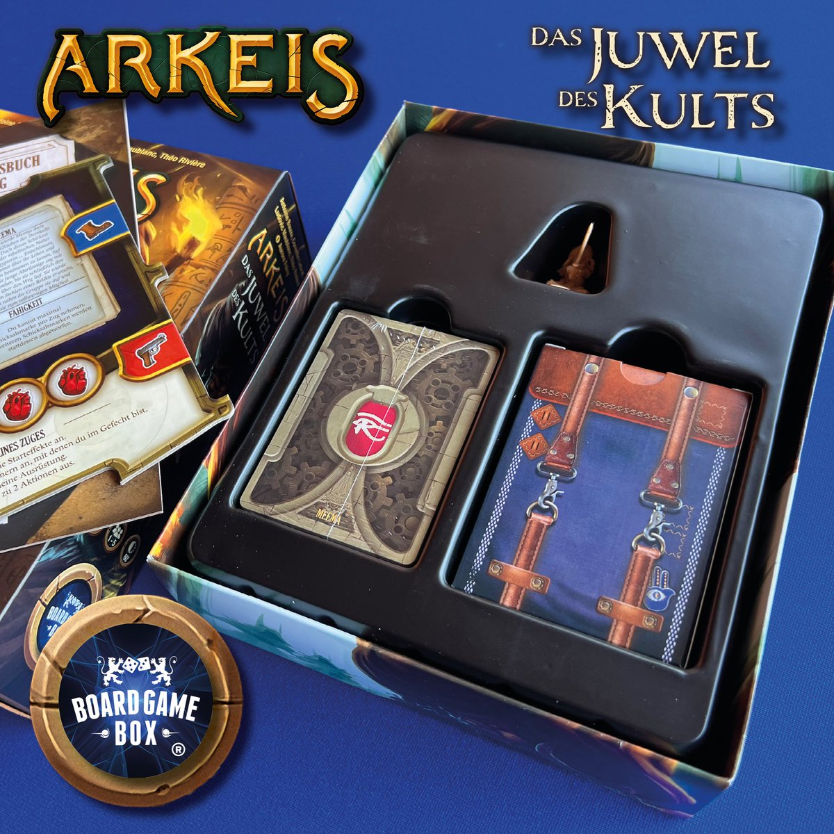 BoardGameBox's tweet photo. Was wäre #Arkeis ohne #Erweiterung? 
Genau, deswegen zeigen wir euch hier die erste Erweiterung. 
#Meema #unboxing #kooperativ #brettspiel #abenteuer #game #games #spiel #brettspiele #boardgame #jeux #gesellschaftsspiele #minis #miniatures #boardgameboxpublishing https://t.co/ZXo7iEpQA0