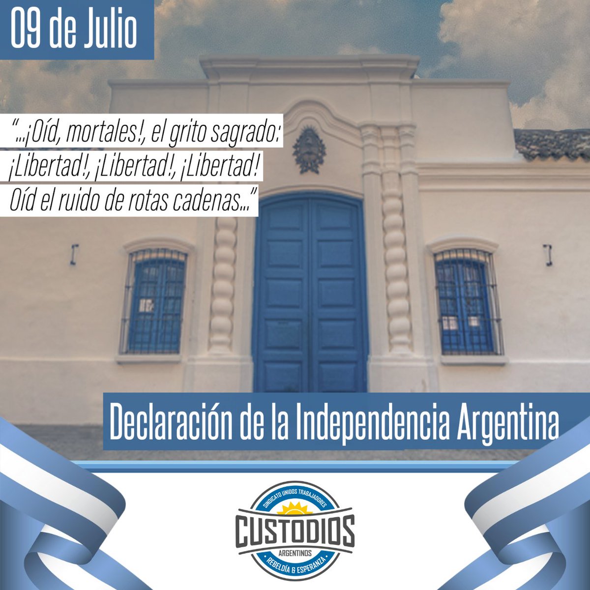 CustodiosSutca's tweet photo. Viva la Patria!🇦🇷 https://t.co/s4xjWrRnn6