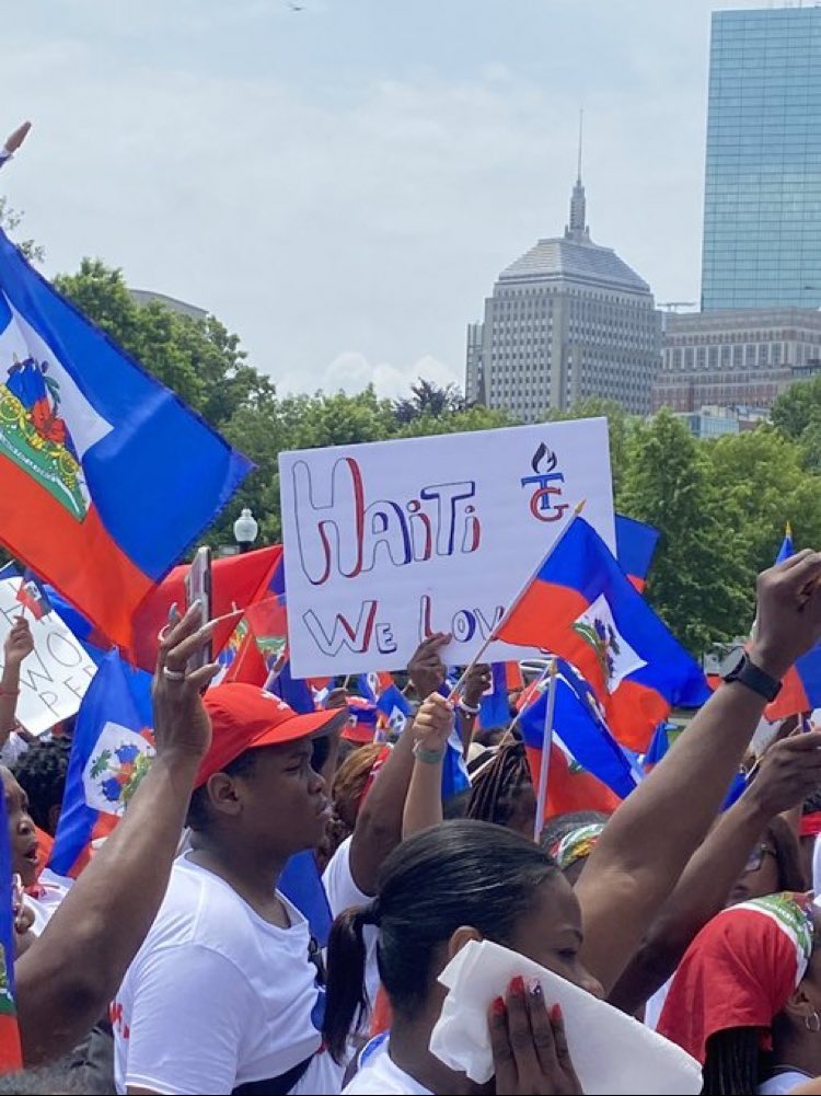 Marche contre la crise d’Haïti, Boston 📍🇭🇹