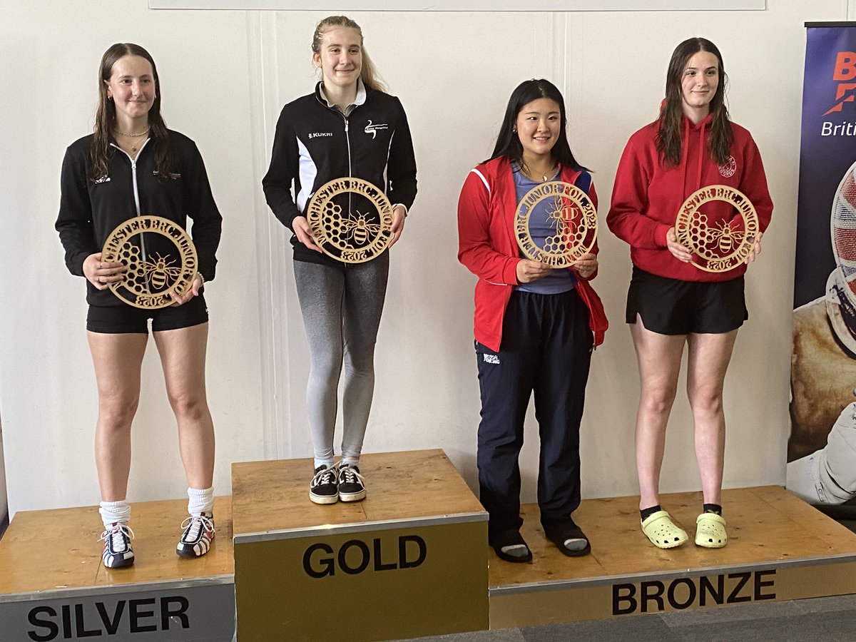 Jezza1066's tweet photo. Congratulations to Verity. A well deserved bronze in today’s under 20 British fencing ranking competition in Manchester. Also part of the victorious West Midlands Winton Cup team on Saturday @ags_pe https://t.co/Mu04dyNV4f