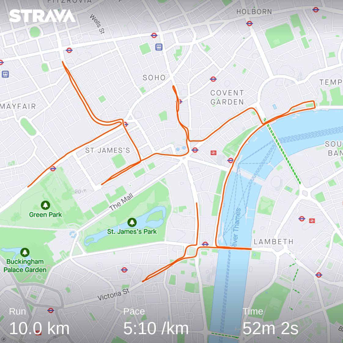 jack_clarke's tweet photo. Great to get another 10km pb at @TheLondon10K today. Lovely day for it and amazing crowds all round the route. Official chip time of 51:53 πββοΈ #ASICSLDN10K https://t.co/sibhqanQ37