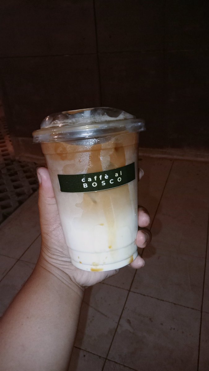 Late night coffee to make you calm☕ 
#CafeAlBosco