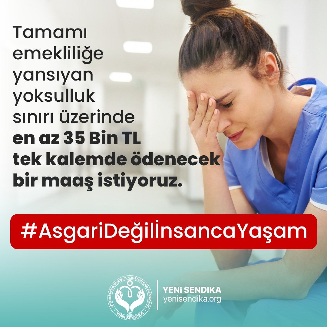 YeniSendika01's tweet photo. #AsgariDegilİnsancaYaşam https://t.co/cy1k4un9GJ