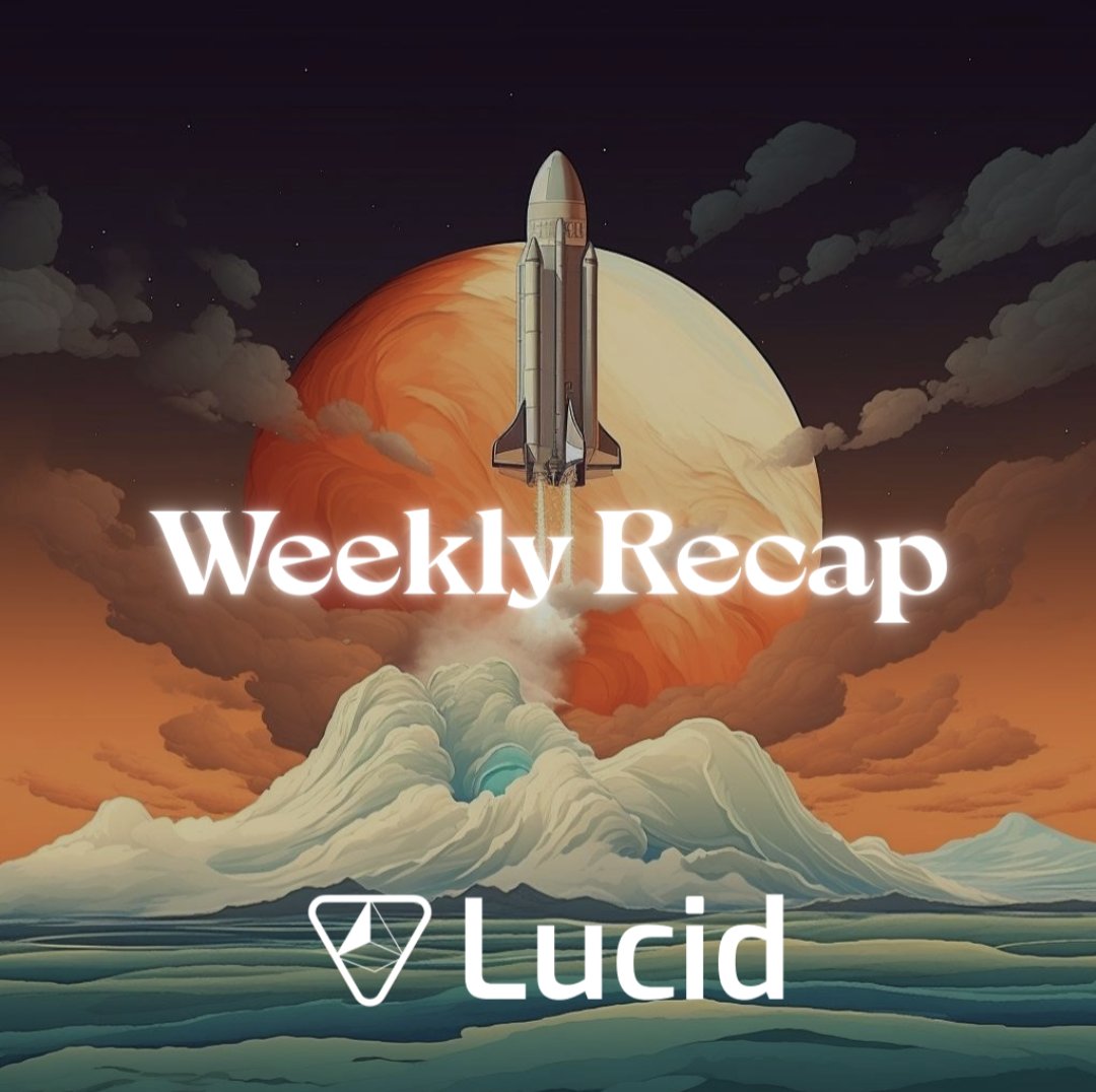 Gm Dreamers! 🌅 Happy Sunday, and hope you touched some grass today ☘️

A quick recap of the week Lucid had:
✅ Our Discord grew to 1000+ members, and we celebrated that with 🧿 OG roles for our earliest 150 members 
✅ Successful WL event with over 500+ addresses whitelisted for