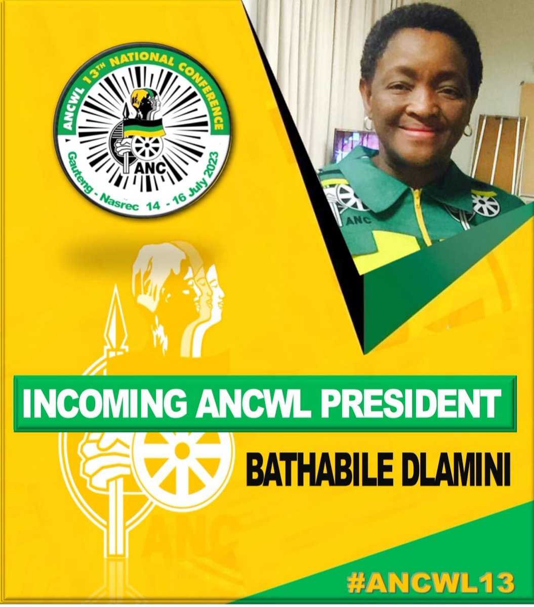 Cde Bathabile Dlamini for ANCWL President for a second term supported by Cde Jahguide Heyman.
#VOTEANC2024
#LeaveNoOneBehind