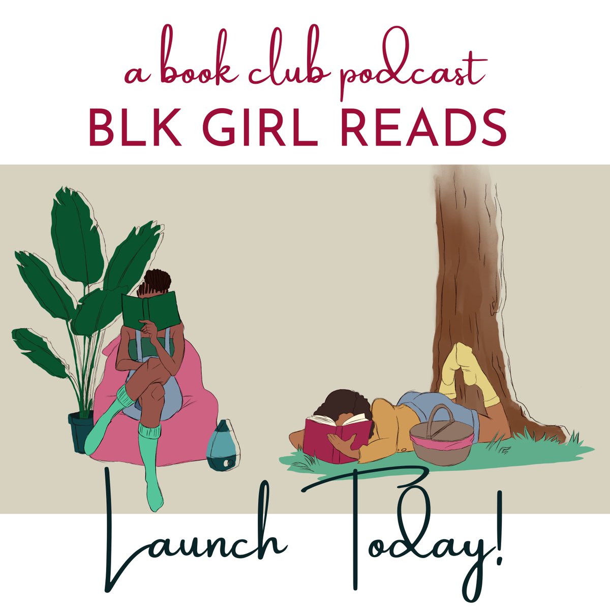 🥳 We're thrilled to announce the launch of our podcast, BLK Girl Reads! Our first two episodes are now available, and we can't wait for you to dive in! BLKGirlReads.com #blkgirlreads #blkgirlreadspodcast #blackbookclub #fantasybooks #romancebooks #romancebookclub