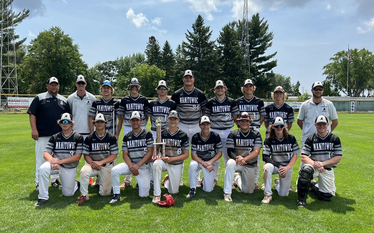 Manitowoc junior legion goes 4-0 on the weekend to win the Marinette tournament.