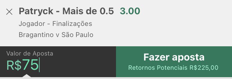 TipssDudu's tweet photo. 💰1.5u na linha +0.5 finalizações 
💰0.5u na linha +1.5 finalizações 

🕦16:00
📊Brasileirão https://t.co/T2l66ehJhy