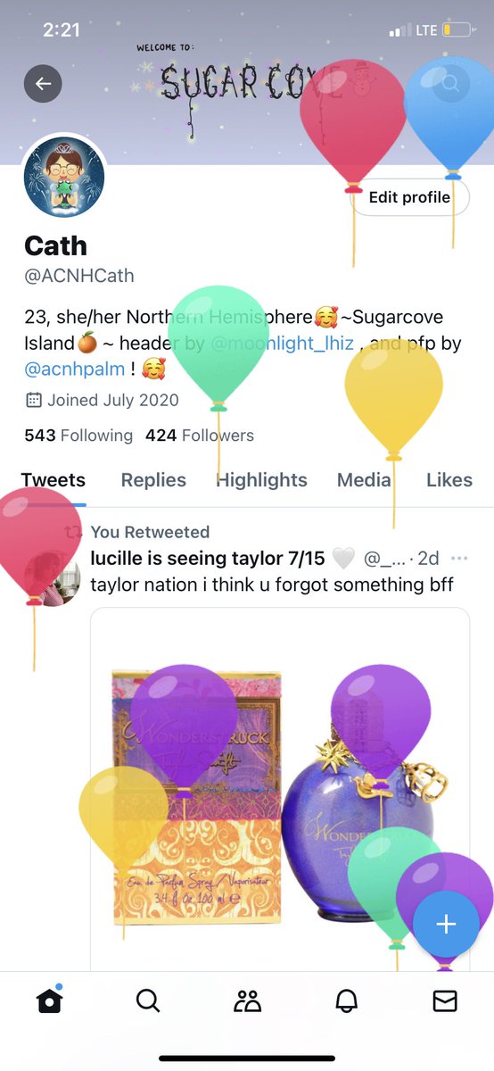 ACNHCath's tweet photo. It’s my balloon day😁 https://t.co/DyhiwDkBA5