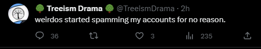 TreeismLs's tweet photo. Not the like to comment ratio 😭😭 https://t.co/9luwrn74W6