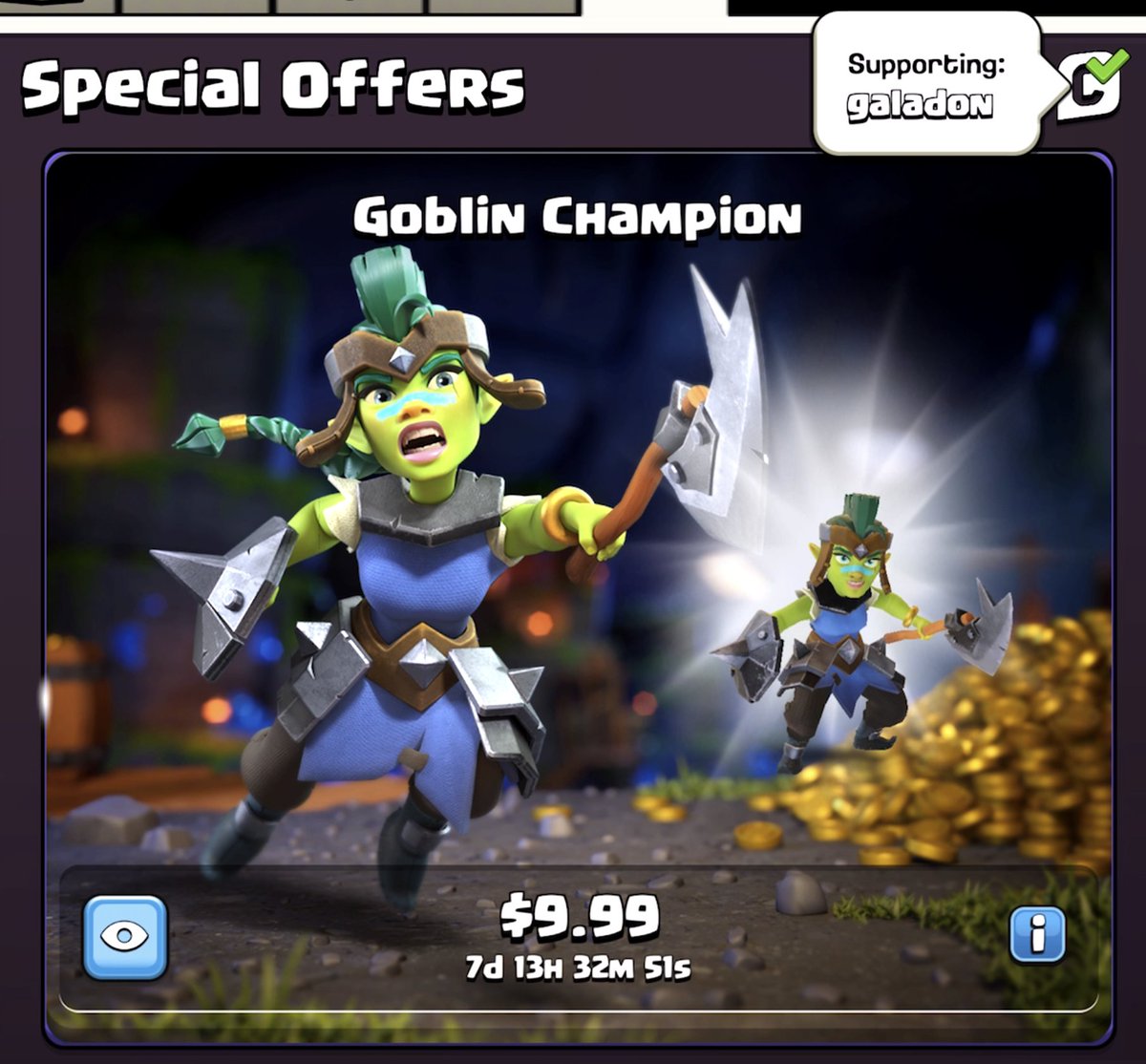 GaladonGaming's tweet image. Back from the weekend getaway to Vegas, and SHARING THE WEALTH ;)
Least liked reply gets a Gold Pass- and MOST liked reply does, too- if it&apos;s RATIO
#ClashOfClans #UseCodeGaladon