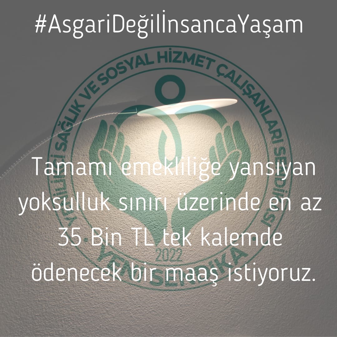YeniSendika01's tweet photo. #AsgariDegilİnsancaYaşam https://t.co/xawGhh4gNq