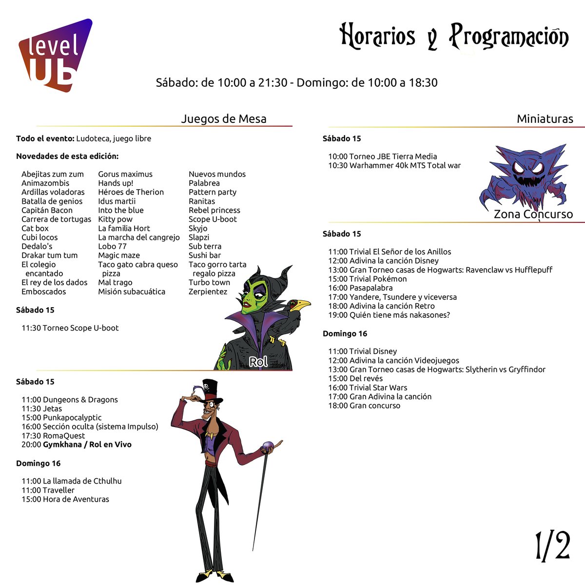 level_ub's tweet photo. Ya disponibles los horarios de nuestra séptima edición. Level Ub vuelve con más actividades el próximo fin de semana en Úbeda. Recuerda que la entrada es gratuita.
#ubeda #friki #levelub23 #juegosdemesa #miniaturas #videojuegos #cosplay #rpg #softcombat #kpop https://t.co/H2FBhPiqWR