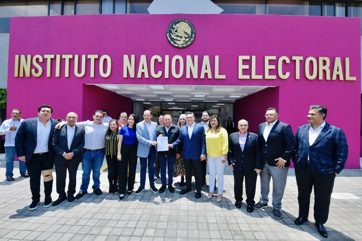 PRI_Nacional's tweet photo. Las dirigencias nacionales del PAN, PRI y PRD hemos presentado ante el @INEMexico el Registro de Convenio para la Construcción del #FrenteAmplioPorMéxico.

¡Seguimos avanzando en la consolidación de este gran proyecto que una a la ciudadanía con los partidos políticos! https://t.co/xg5FhOW0Mp