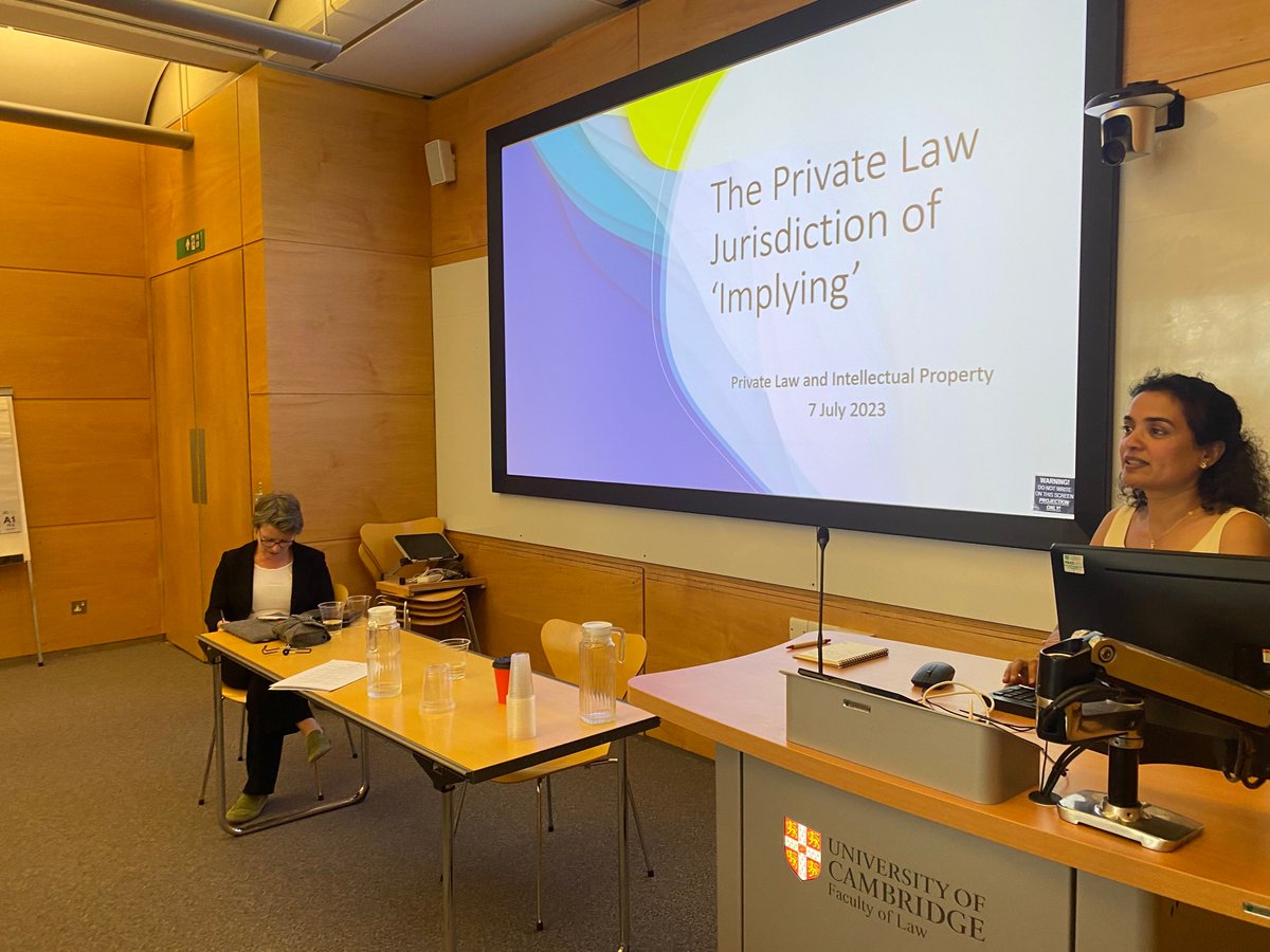 The most gratifying two days organising the conference on Private Law and Intellectual Property! What a feast of ideas and discussions! Thank you <a href="/cambridgelaw/">Faculty of Law</a> <a href="/UCamCIPIL/">CIPIL</a> <a href="/ColumbiaLaw/">Columbia Law School</a>