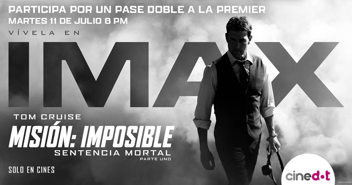 cinentificate's tweet photo. ¿Quieren pases dobles?

Pendientes tenemos pases dobles para #MisionImposible #SentenciaMortal cortesía de @Cinedotmx .

Primer psp RT y seguirnos. https://t.co/URyzW2wiLR