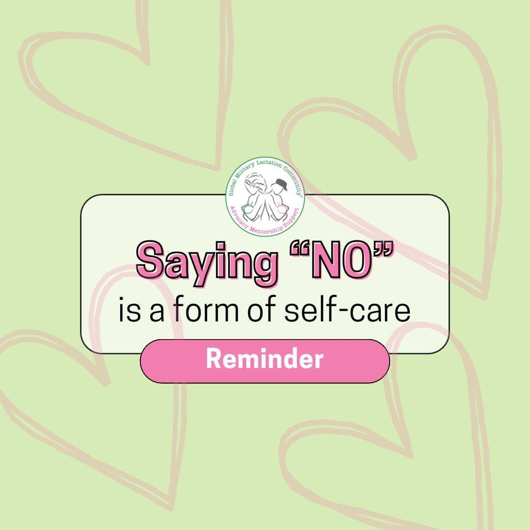 #SelfCareSunday It’s okay to #sayNO &amp; a crucial word to learn #postpartum, especially in the #fourthtrimester #selfcare may look like #settingboundaries. This is #okay #healthy #normal The only person that needs to understand is you! You know your baby best! You are enough ❤️
