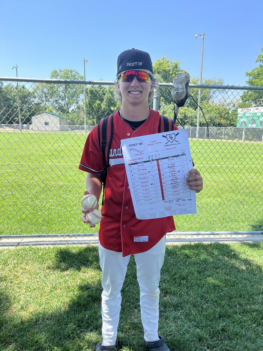 suzcarroll3's tweet photo. 3-3  Back to Back Grand Slams 9 RBIs
Mullet’s making a name for himself 🙌
@RylandCarroll25 https://t.co/3Up3FuzNXV