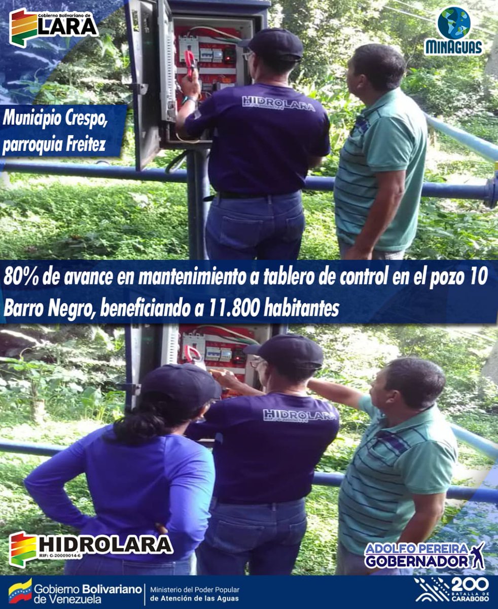 gobiernodelara's tweet photo. #9Jul Desde @HidrolaraCA_ seguimos trabajando por el pueblo larense.

Rumbo Seguro con el Gobernador @AdolfoP_Oficial 👊

#PoesíaEnTeatroBolívar https://t.co/jIFkevxUwF