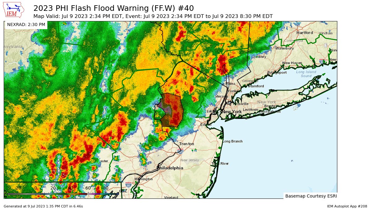montvilleweather on Twitter "PHI issues Flash Flood Warning [flash