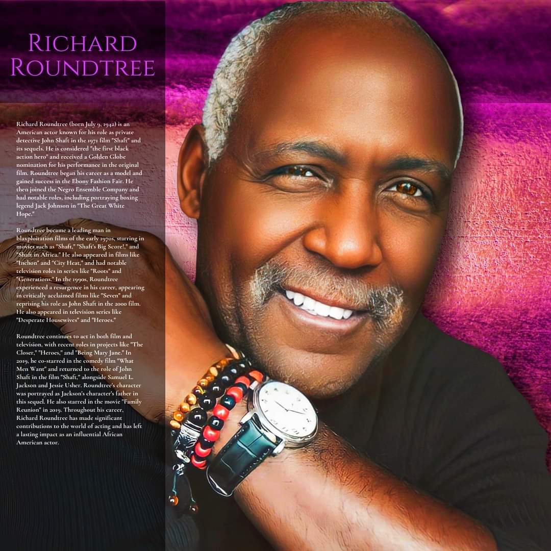 Happy Birthday Richard Roundtree   the original John Shaft 