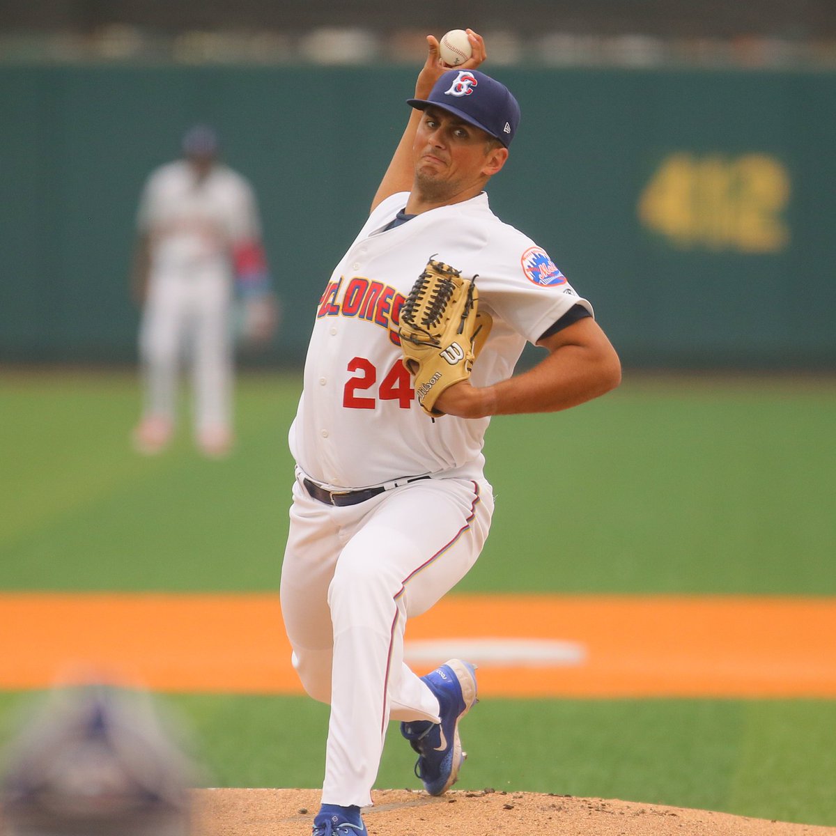 A tough way to end a phenomenal day, but Cameron Foster was outstanding for the <a href="/BKCyclones/">Brooklyn Cyclones</a>.

His final line: 5.2 IP, 4 H, 1 R, 1 ER, 2 BB, 9 K (career-high) on 83 pitches (55 strikes).

He holds a 2.08 ERA (5 ER in 21.2 IP) in his last 5 starts.

#LGM | #AmazinStartsHere